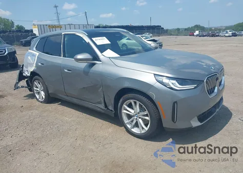 2025 BMW X3 30 xDrive z USA, uszkodzony, nr VIN 5UX53GP04S9Z59796